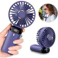 Milas Toptan 5 Kademeli Güçlü Üfleme Kapasiteli Taşınabilir Mini Fan