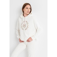 Tommy Hilfiger Rahat Kesim Kapüşonlu  Hoody Monogram