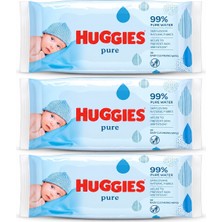Huggies Pure Islak Mendil 3 x 56 Yaprak