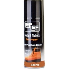 Ceylan Adam Ayakkabı; Leflef Süet ve Nubuk Boyası, Koruyucu Yenileyici Sprey, 200 ml (Kahve)