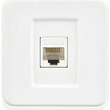 Ceylan Adam Tekli Data Prizi (RJ45 CAT5E), Beyaz