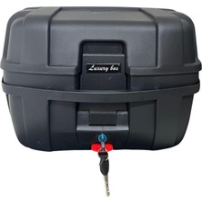 Tr XT730-B 37 Litre Motosiklet Arka Çanta Siyah Su Geçirmez Tak Çıkart Özellikli Abs Top Case �