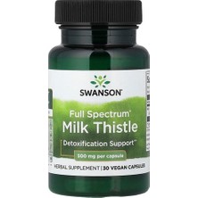 Swanson Vitamins, Full Spectrum® Milk Thistle, 30 Vegan Capsules (0.5 G Per Capsule)