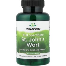 Swanson Vitamins, Full Spectrum® St. John's Wort, 375 Mg, 120 Vegan Capsules