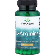 Swanson Vitamins, L-Arginine, 500 Mg, 100 Capsules
