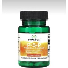 Swanson P-5-P 60 Kapsül – Aktif B6 Vitamini