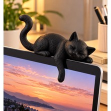 Bilgisayar, Tv Üstü Dekoratif Süs Kedi Figür(2 Adet)