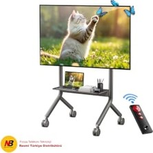 Ceylan Adam P150 Motorlu, Kumandalı 75-90" Profesyonel Tv Standı