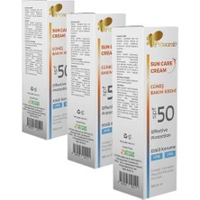 Ceylan Adam Bakım Kremi, Güneş, Spf 50 Etkili Koruma Uvb Uva 100 ml (3 Paketi)