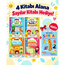 Mert Bebek Dikkat ve Odaklanma Etkinlik Kitabı Seti 4+ Yaş – 4 Kitap Fark Bulmaca, Labirent, Ara Bul Say, Ara Bul Boya + Sayılar Kes Yapıştır Hediye