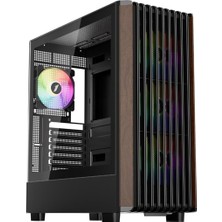 1st Player Wd5 Siyah 750W 80+ Silver Atx 3.1 Argb 4X12CM Fan Temperli Cam USB 3.0 Atx Kasa