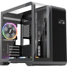 1st Player Rt5 Siyah Digital 650W 80+ Bronze 3X12CM Argb Temperli Cam USB 3.0 M-Atx Kasa