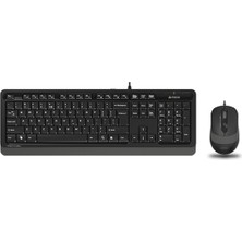 A4Tech A4 Tech F1010 Q USB Gri mm Kablolu Klavye Mouse Set