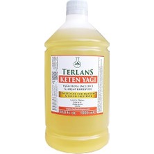 Ceylan Adam Ahşap 1000 ml Keten Yağı Resim Yağı Koruyucu Linseed Oil