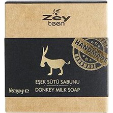 ZEYTEEN%100 Doğal Eşek Sütü ve Zeytinyağlı Katı Sabun Eşek Sütlü El Sabunu Yoğun Nemlendirici 150 Gr. (Eşek Sütlü)