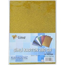 Ceylan Adam Simli Karton 10 Renk 10'lu Karişik Renk 20 x 30 cm