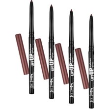 Ceylan Adam Dudak Kalemi, Lift Up Lip Plumper Lipliner Dolgunlaştırıcı Etkili & Uzun Süre Kalıcı, (4 Paketi)