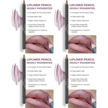 Ceylan Adam Dudak Kalemi, Uzun Süre Kalıcı Dağılma Yapmayan Nemlendirici, Lipliner Pencil 22 Berry Coctail (4 Paketi)