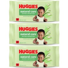 Huggies Natural Care Aloe Vera Islak Mendil 3 x 48 Yaprak