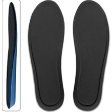 Ceylan Adam Memory Foam Ortopedik Ayakkabı Tabanlık, Visco Konfor Rahat Spor Ayakkabı Tabanı, Erkek, Kadın (Siyah, 36)