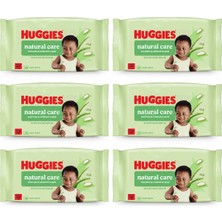 Huggies Natural Care Aloe Vera Islak Mendil 6 x 48 Yaprak