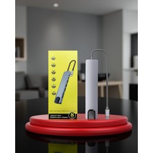 Stylmenplus Usb-C Çoklu Port Hub 4K HDMI Çıkışı Gigabit Ethernet