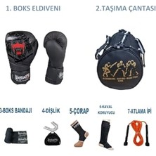 Ceylan Adam Boks Eldiveni, Kick Boks Antrenman Seti, 14 Oz, Siyah, Unisex