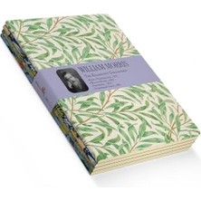 Ceylan Adam William Morris Temalı 4'lü Defter Seti, Çizgisiz, 64 Sayfa, 14X21 Cm, Çok Renkli