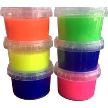 Büyük Boy Baba Slime - 6'lı Set Sarı