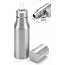 Chavin 304 Çelik Akış Kontrollü Yağ Dağıtıcı Kapaklı 900 ml Yağdanlık Sosluk ve Sirkelik MT329
