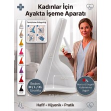 Eosanthe Kadınlar Için Ayakta Işeme Aparatı –kamp, Hasta, Yaşlı, Çocuk ve Ihtiyaç Alanları Için Hafif, Hijyenik ve Pratik Tasarım Beyaz