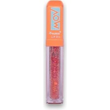 Ceylan Adam No:4 Turuncu Simli Lip Gloss, Nemlendirici Dudak Parlatıcısı 4 ml
