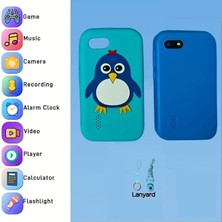 Telefonu, Dual Kamera, El Feneri, Eğitici Oyun, Mp3 Çalar, Turkuaz