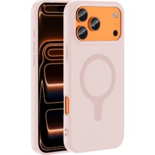 Stylmenplus Joko Apple iPhone 18 Pro/17 Pro Z Silikon Magsafe Kapak - Pembe