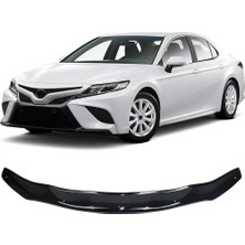 Trobus Toyota Camry XV70 2018-2020 Uyumlu Kaput Rüzgarlığı Ön Kaput Koruma Abs Parlak Siyah