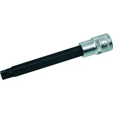 Ceylan Adam 1114064210 M 10 1/2" On Iki Köşe Lokmalı Bits Uç, Uzun Boy 140 Mm, Krom, M10