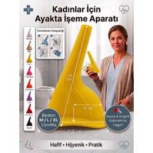 Eosanthe Kadınlar Için Ayakta Işeme Aparatı –kamp, Hasta, Yaşlı, Çocuk ve Ihtiyaç Alanları Için Hafif, Hijyenik ve Pratik Tasarım Sarı