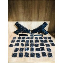 Ceylan Adam Boncuklu 2 Adet Uzi Silah + 42 Paket Mermi