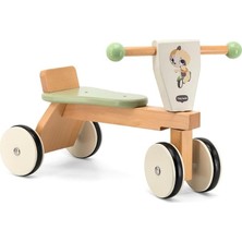 Love Bebek Ahşap Üç Tekerlekli Bisiklet, Üç Tekerlekli Bisiklet, Bebek Bisikleti, Kauçuk Kaplı Tekerlekler, Motor Işleri, Bilişsel Gelişim, Rahat Doğal Tasarım, 18-36 Ay, Boho Chic