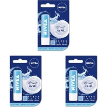 Ceylan Adam Hydro Care Dudak Bakım Kremi, 24 Saat Nem, Aloe Vera, Saf Su ve Doğal Yağlar, Spf 15, Gün Boyu Dudak Bakımı (4,8g) (3 Paketi)