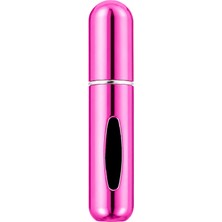 Doldurulabilir Parfüm Şişesi 5 ml - Seyahat Boy Sprey Parfüm Atomizeri, Taşınabilir Mini Parfüm Şişesi (Fuşya)