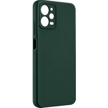 Stylmenplus Xiaomi Redmi Note 12 Pro 5g Nano Içi Kadife Silikon - Koyu Yeşil
