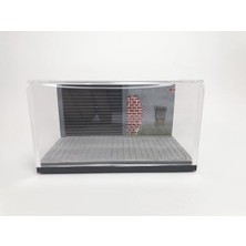 Ceylan Adam 1/64 Garage Diorama Display Case (Black Blinds) Araç Dahil Değildir.