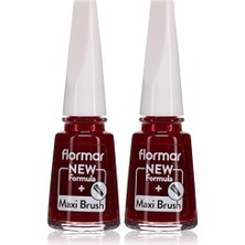 Ceylan Adam Klasik Parlak Bitişli Yüksek Pigmentli Oje Nail Enamel 385 Red Velvet New (2 Paketi)
