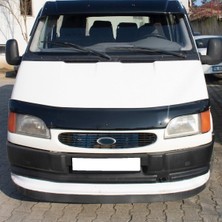 Trobus Ford Transit 1998-2002 Uyumlu Kaput Rüzgarlığı Ön Kaput Koruma Abs Parlak Siyah