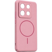 Stylmenplus Xiaomi Redmi Note 13 Pro 4g Mika Pc Magsafe Kapak - Pembe