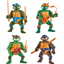 Mutant Ninja Turtles: Playmates Toys'tan Klasik 4" Kaplumbağalar 4'lü Paket Figür Paketi