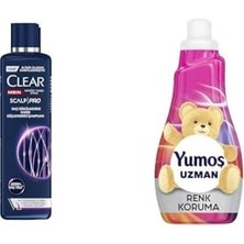 Ceylan Adam Men Scalp Pro Saç Dökülmesine Karşı Güçlendirici Şampuan Kepeğe Karşı Etkili 300 Ml(1) Yumoş Uzman Konsantre Çamaşır Yumuşatıcısı Renk Koruma Kalıcı Koku 50 Yıkama (1 x 1200 Ml)(2)