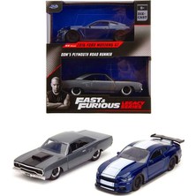 Jada Fast Furious Doms Plymouth Road Runner 2016 Ford Die Cast Araba 1:32 8+