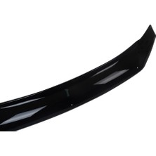 Trobus Volkswagen Amarok Yarasa 2010-2020 Uyumlu Kaput Rüzgarlığı Ön Kaput Koruma Abs Parlak Siyah
